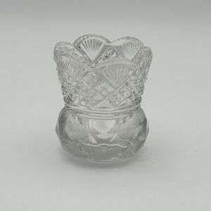 EAPG Westmoreland Diamond Pattern Toothpick Holder Pressed Glass Vintage